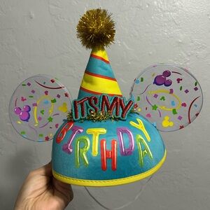Mickey Ears Happy Birthday Hat Ears Youth Kids Party